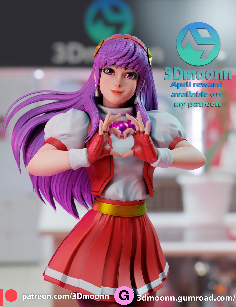 Athena | Fan Art | 3D Printed Resin Model Garage Kit | *Un-Painted* | 3DMoonn