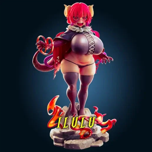 Ilulu | Fan Art | 3D Printed Resin Model Garage Kit | *Un-Painted* | Officer Rhu