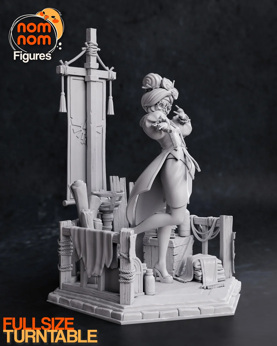 Purah | Fan Art | 3D Printed Resin Model Garage Kit | *Un-Painted* | Nomnom 8