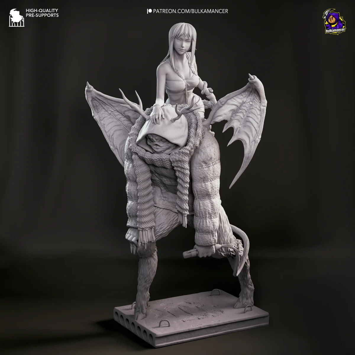 Haru | Fan Art | 3D Printed Resin Model Garage Kit | *Un-Painted* | Bulkamancer 5