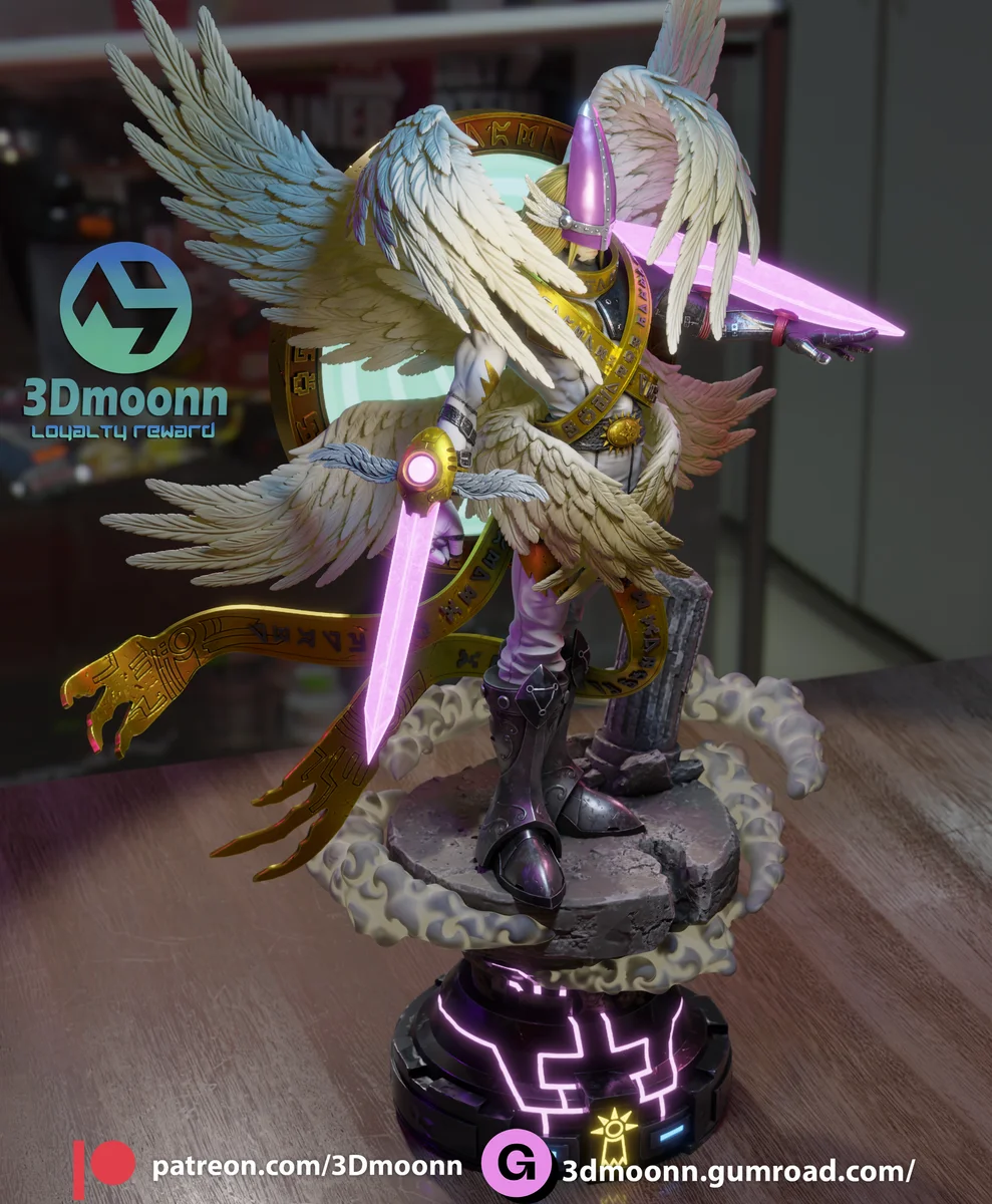 Holyangemon | Fan Art | 3D Printed Resin Model Garage Kit | *Un-Painted* | 3DMoonn 4