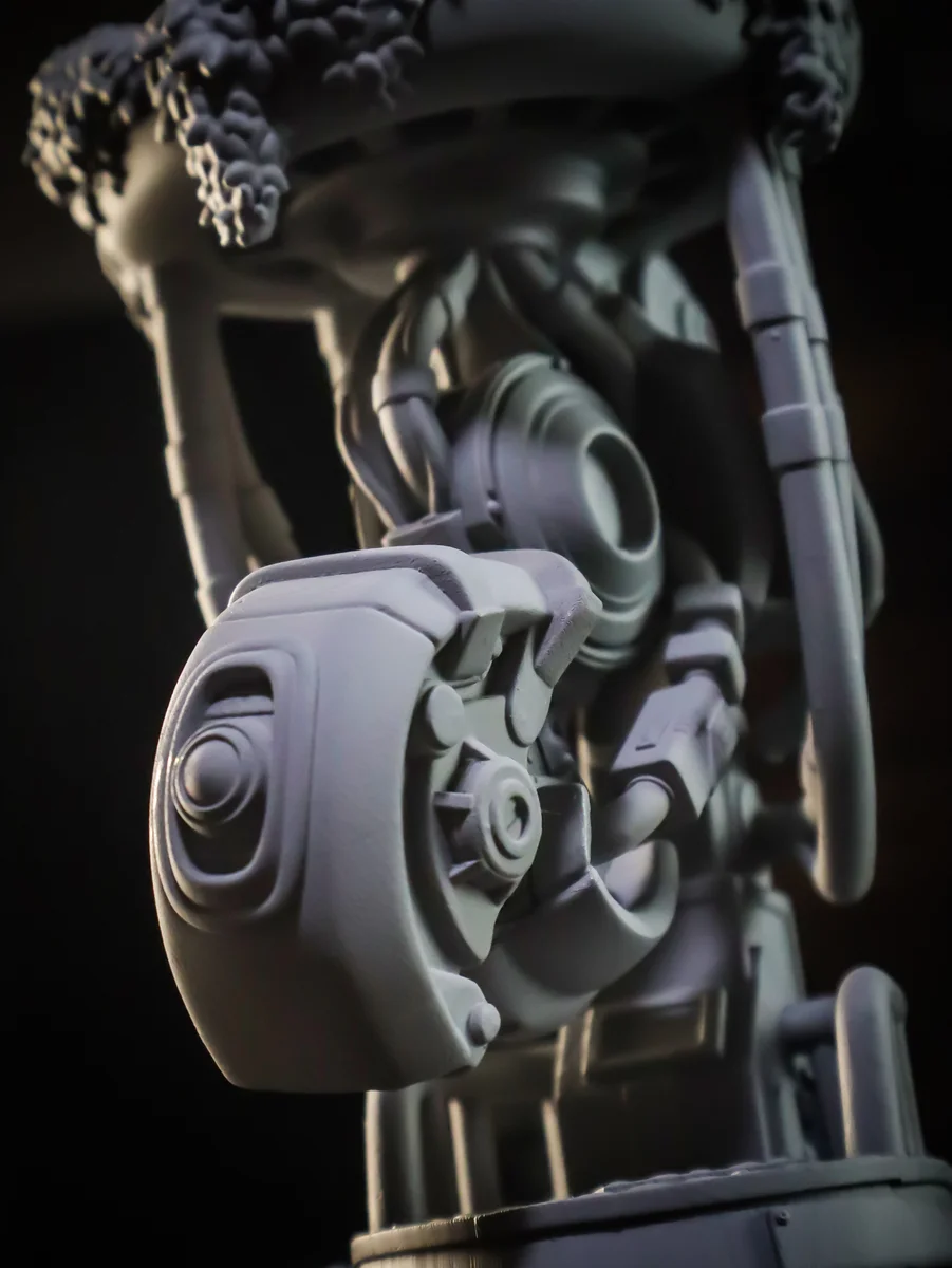 Chibi GlaDOS | Fan Art | 3D Printed Resin Model Garage Kit | *Un-Painted* | Nomnom 13