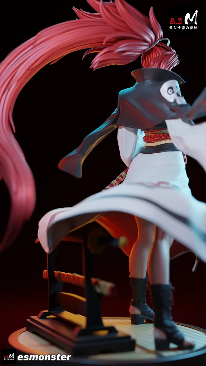 Baiken | Fan Art | 3D Printed Resin Model Garage Kit | *Un-Painted* | ES Monster 3