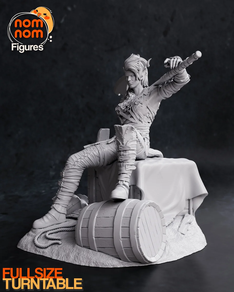 Karlach | Fan Art | 3D Printed Resin Model Garage Kit | *Un-Painted* | Nomnom 6
