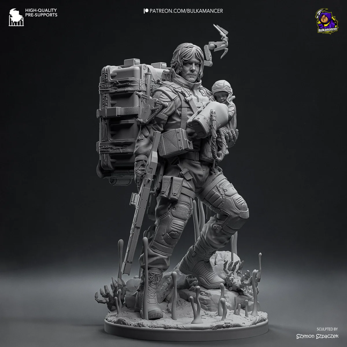 Sam | Fan Art | 3D Printed Resin Model Garage Kit | *Un-Painted* | Bulkamancer 7