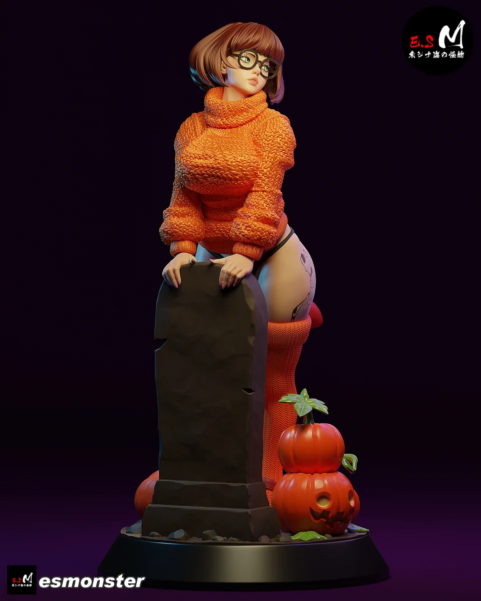 Velma P2 | Fan Art | 3D Printed Resin Model Garage Kit | *Un-Painted* | ES Monster 7