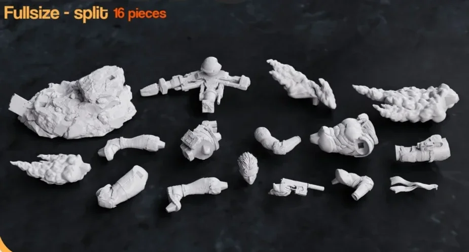 Solid Snake | Fan Art | 3D Printed Resin Model Garage Kit | *Un-Painted* | Nomnom 4