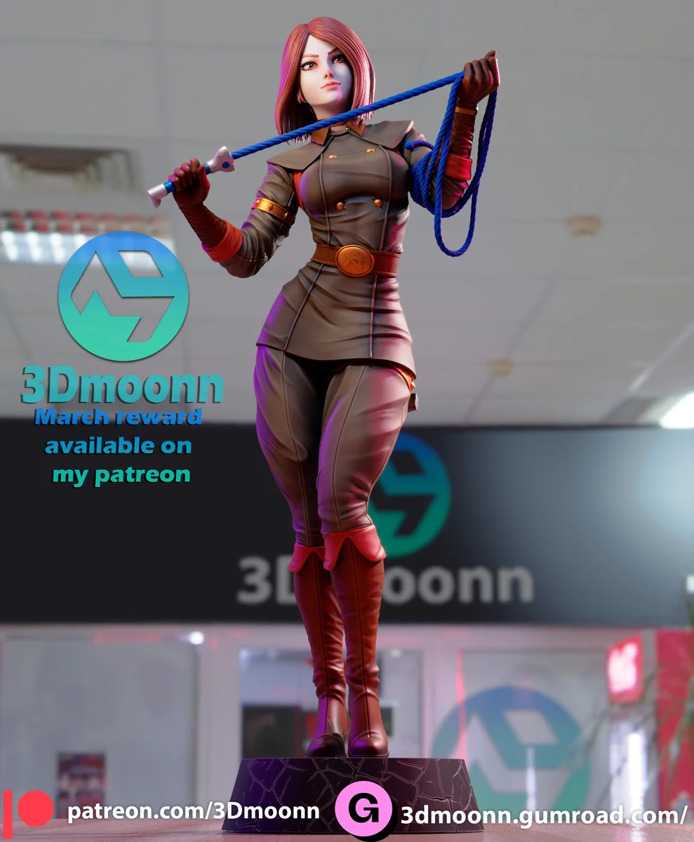 Whip | Fan Art | 3D Printed Resin Model Garage Kit | *Un-Painted* | 3DMoonn