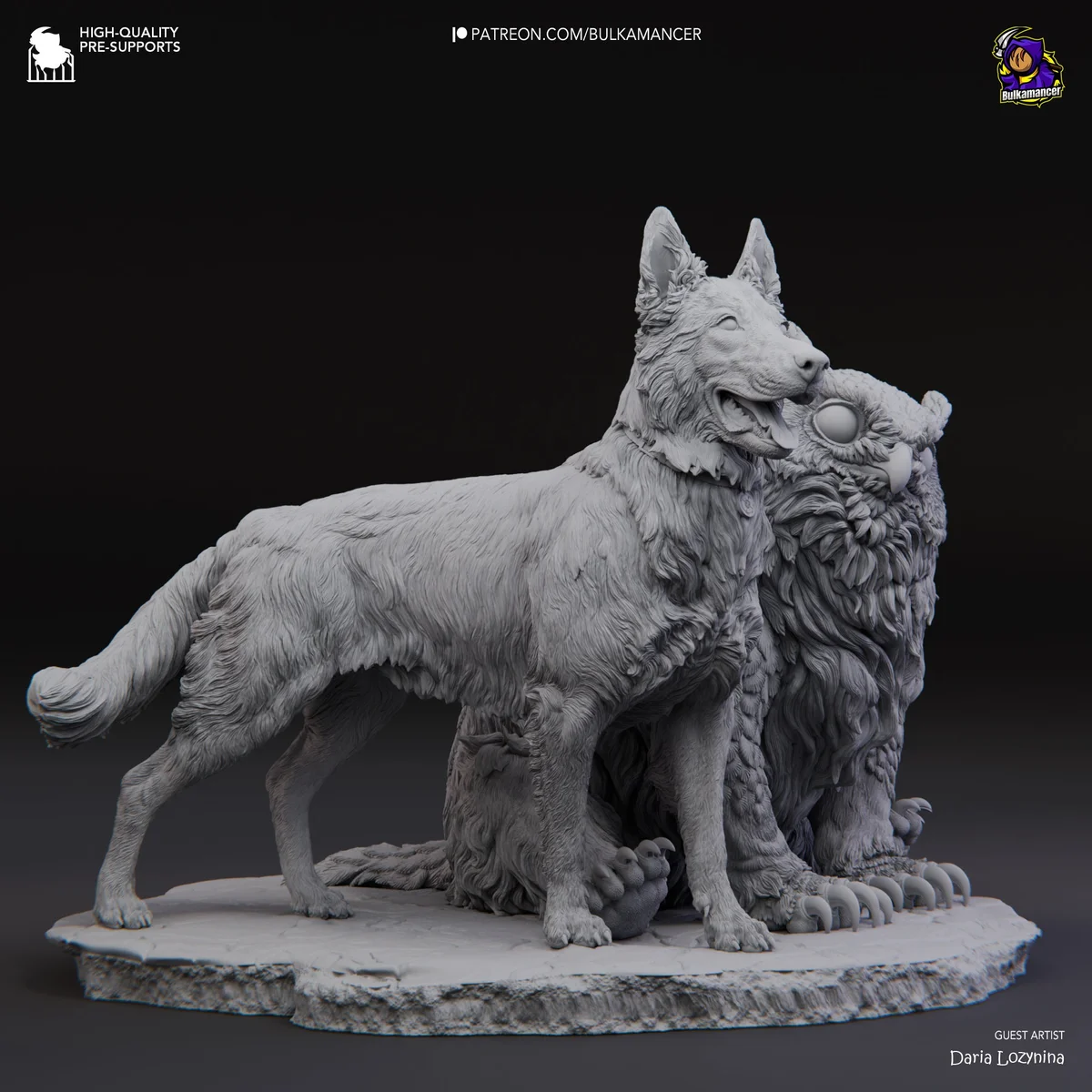 Camp Pets | Fan Art | 3D Printed Resin Model Garage Kit | *Un-Painted* | Bulkamancer 8