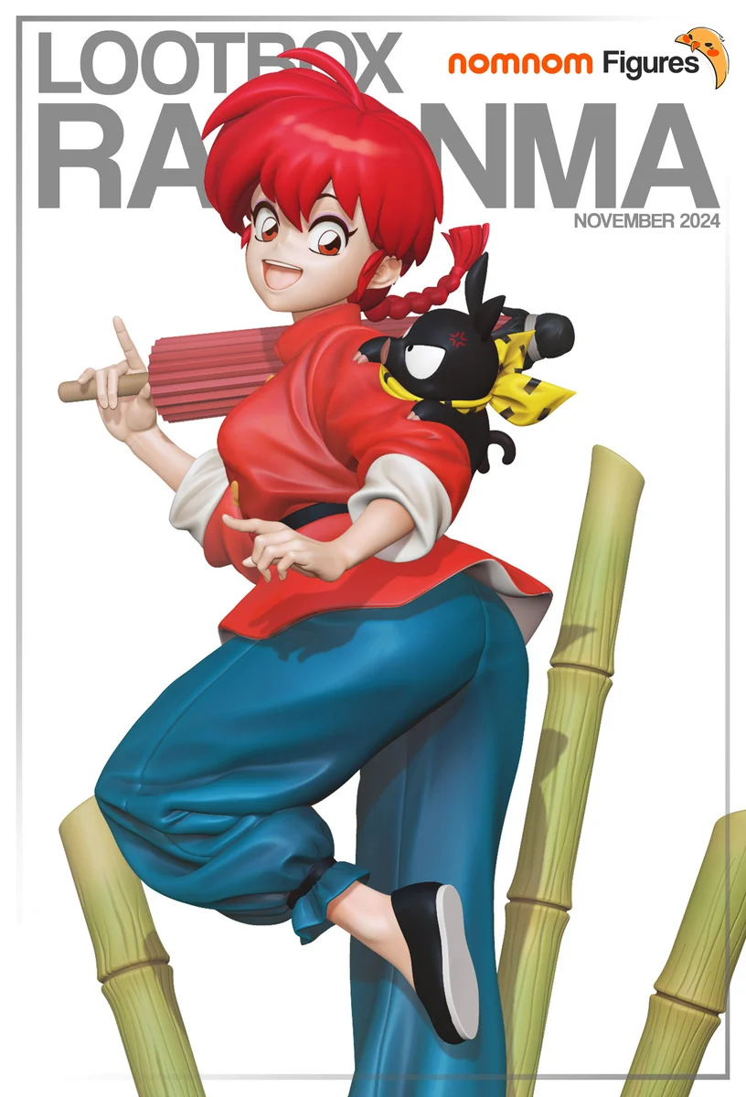 Ranma | Fan Art | 3D Printed Resin Model Garage Kit | *Un-Painted* | Nomnom