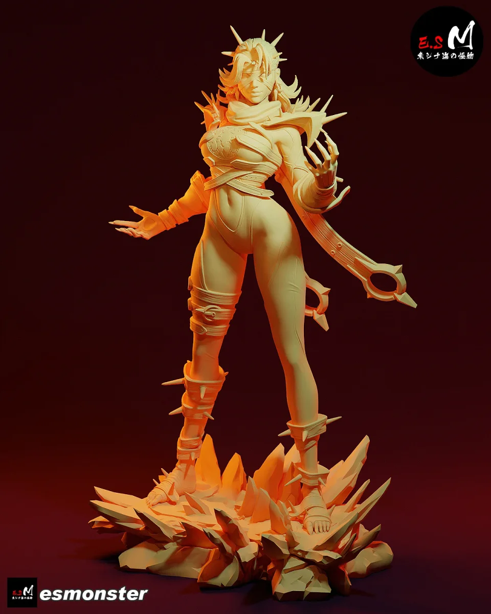 Invisible Woman (Malicious) | Fan Art | 3D Printed Resin Model Garage Kit | *Un-Painted* | ES Monster 7