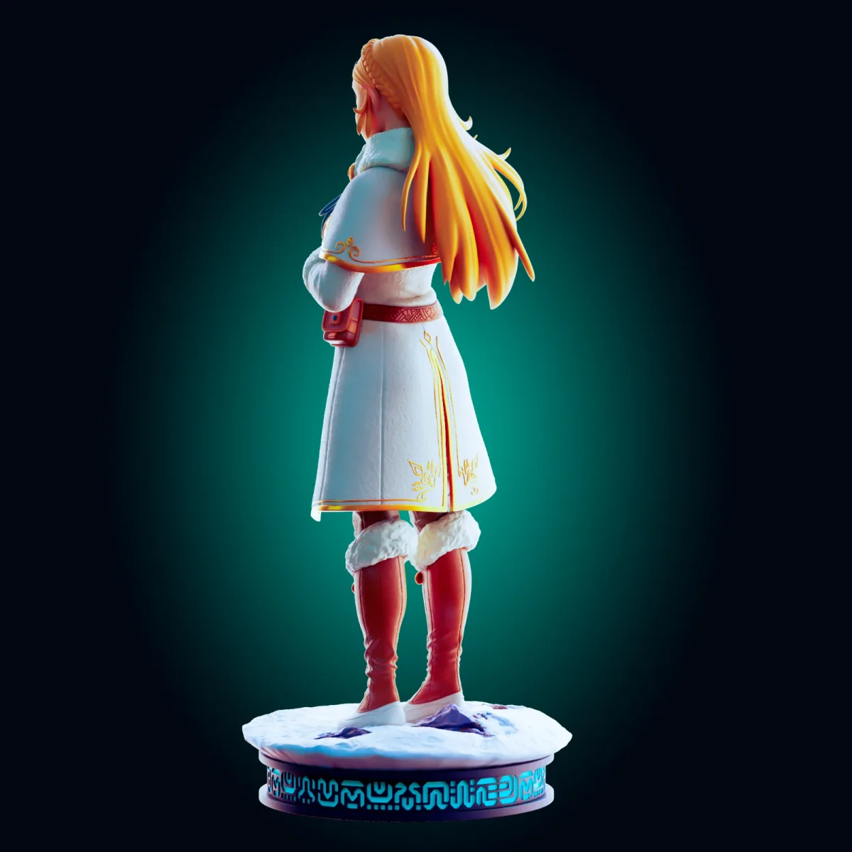 Winter Time Zelda | Fan Art | 3D Printed Resin Model Garage Kit | *Un-Painted* | Officer Rhu 3