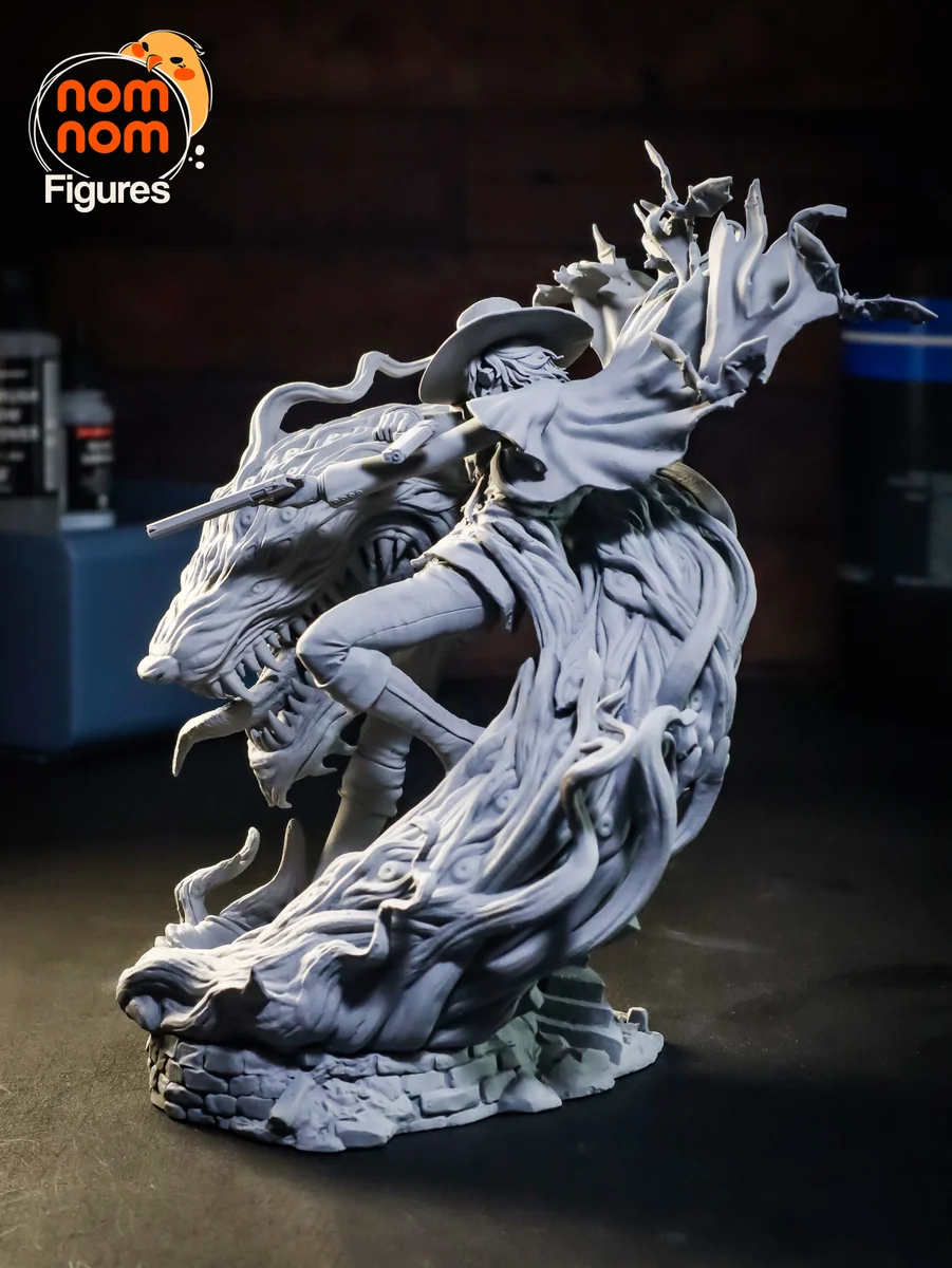 Alucard | Fan Art | 3D Printed Resin Model Garage Kit | *Un-Painted* | Nomnom 9