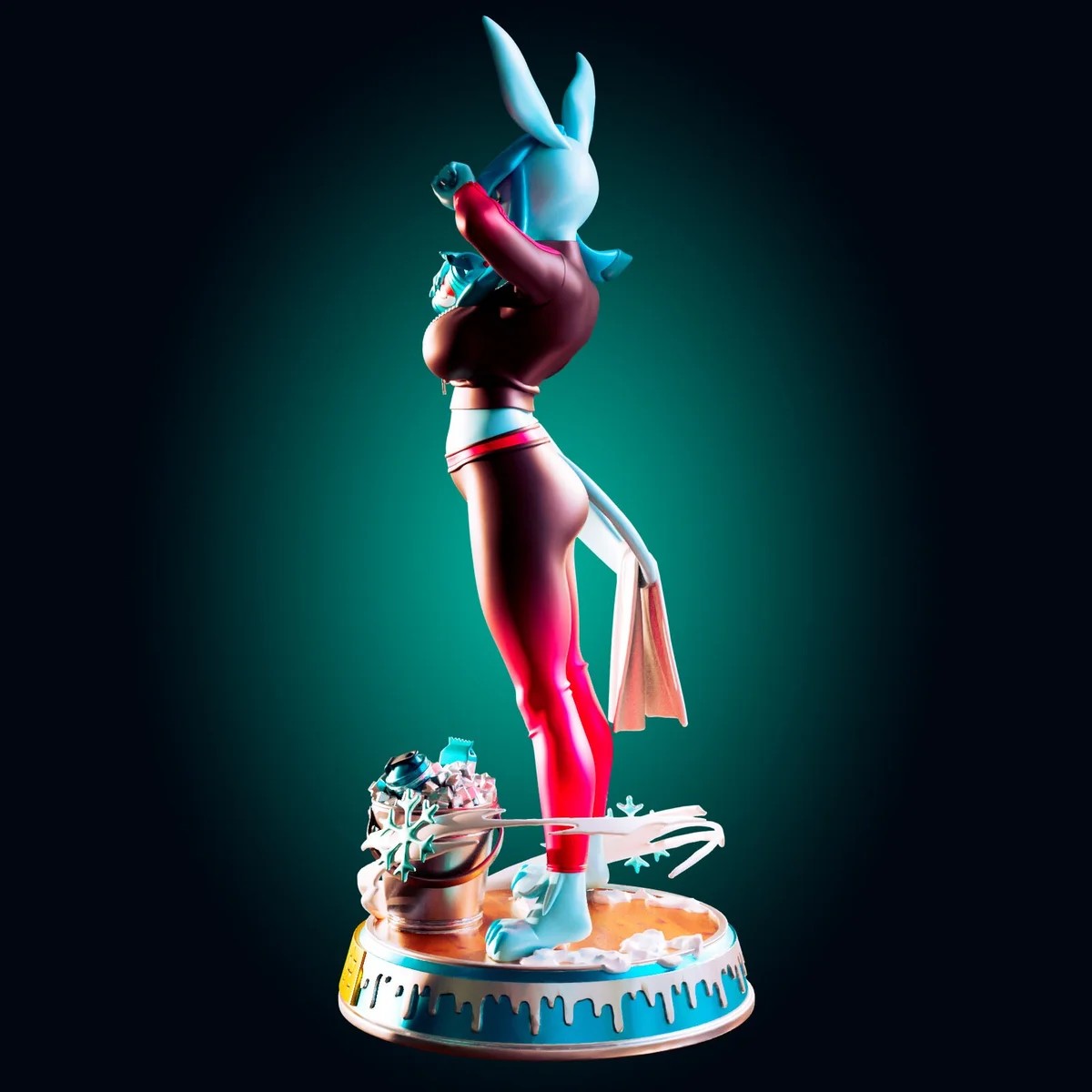 Glacier Girl | Fan Art | 3D Printed Resin Model Garage Kit | *Un-Painted* | Officer Rhu 4