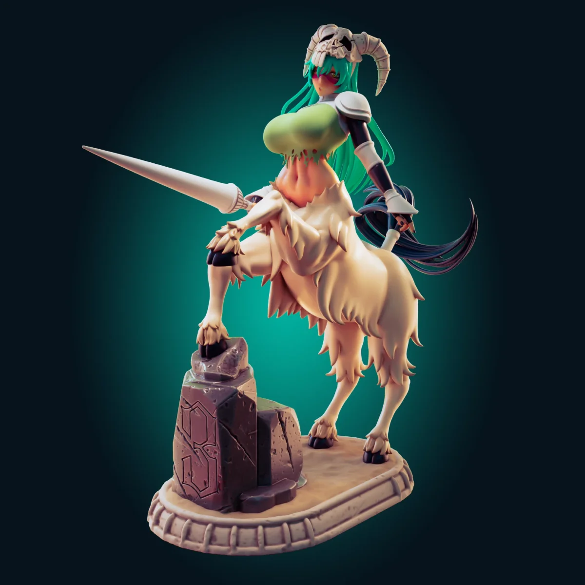 Nelliel | Fan Art | 3D Printed Resin Model Garage Kit | *Un-Painted* | Officer Rhu