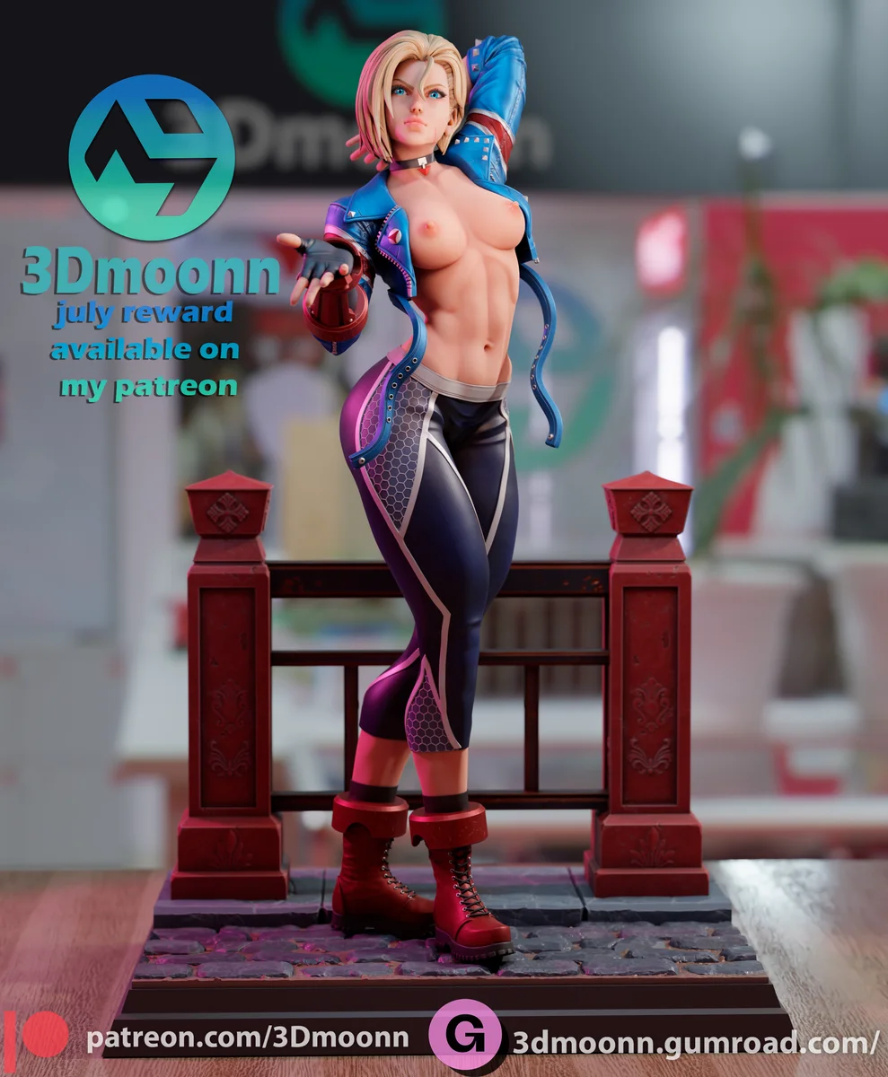 Cammy | Fan Art | 3D Printed Resin Model Garage Kit | *Un-Painted* | 3DMoonn 5