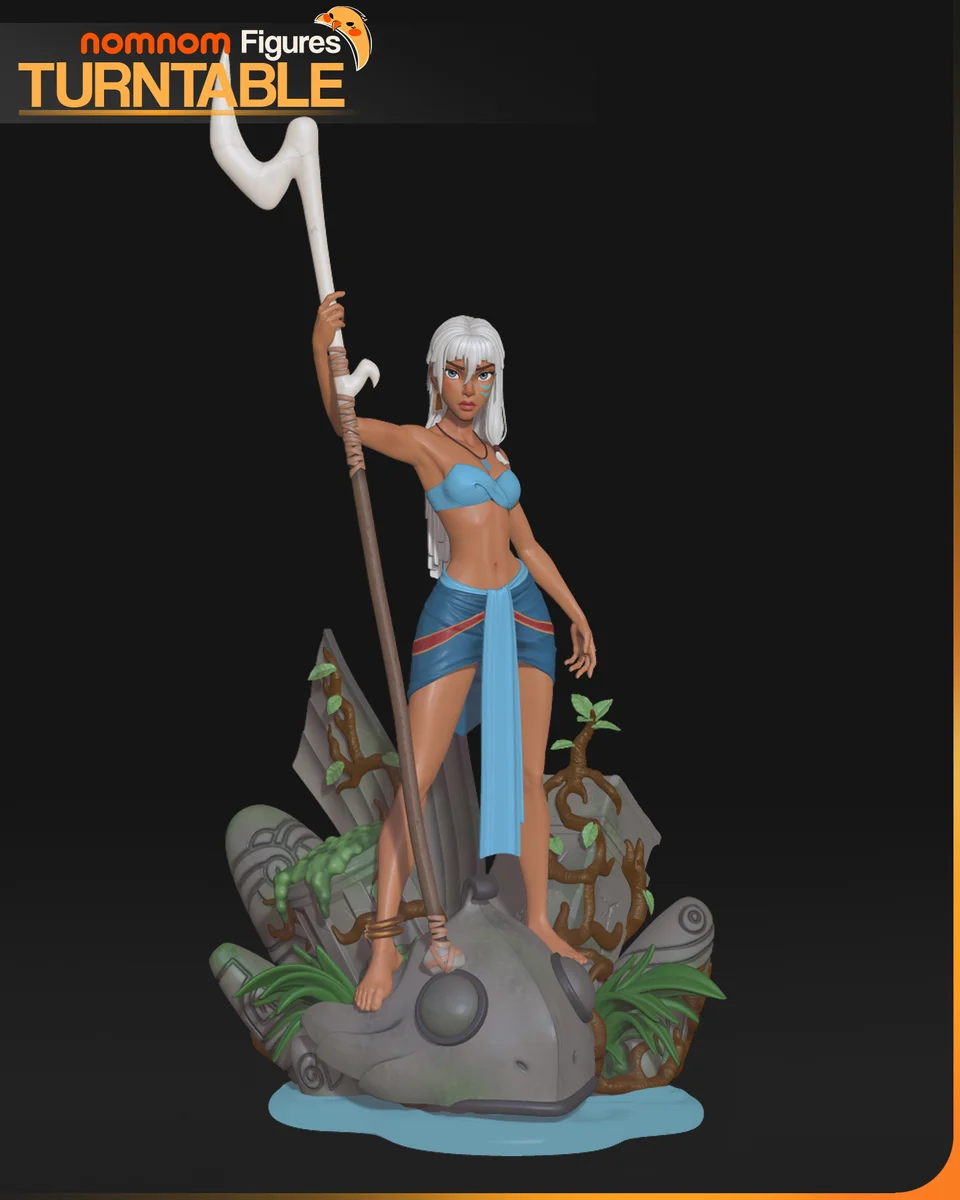 Kida | Fan Art | 3D Printed Resin Model Garage Kit | *Un-Painted* | Nomnom 4