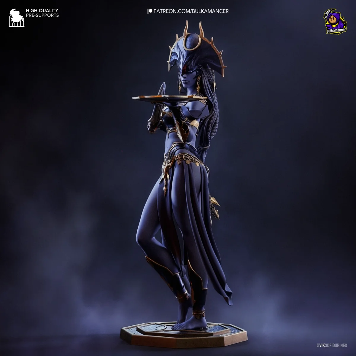 Shar | Fan Art | 3D Printed Resin Model Garage Kit | *Un-Painted* | Bulkamancer 4