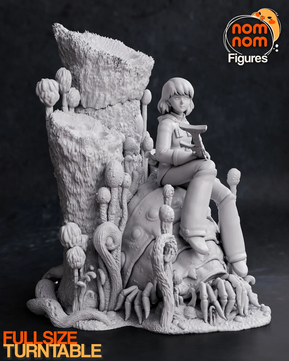 Nausicaa | Fan Art | 3D Printed Resin Model Garage Kit | *Un-Painted* | Nomnom 6