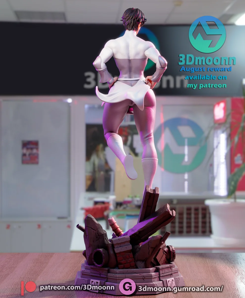 Anissa | Fan Art | 3D Printed Resin Model Garage Kit | *Un-Painted* | 3DMoonn 3