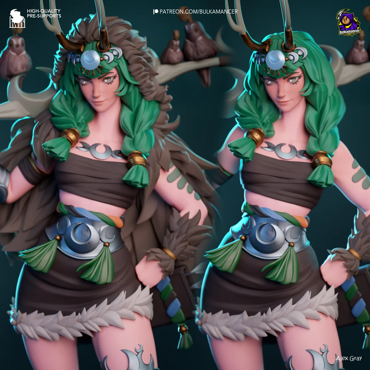 Artemis | Fan Art | 3D Printed Resin Model Garage Kit | *Un-Painted* | Bulkamancer 4