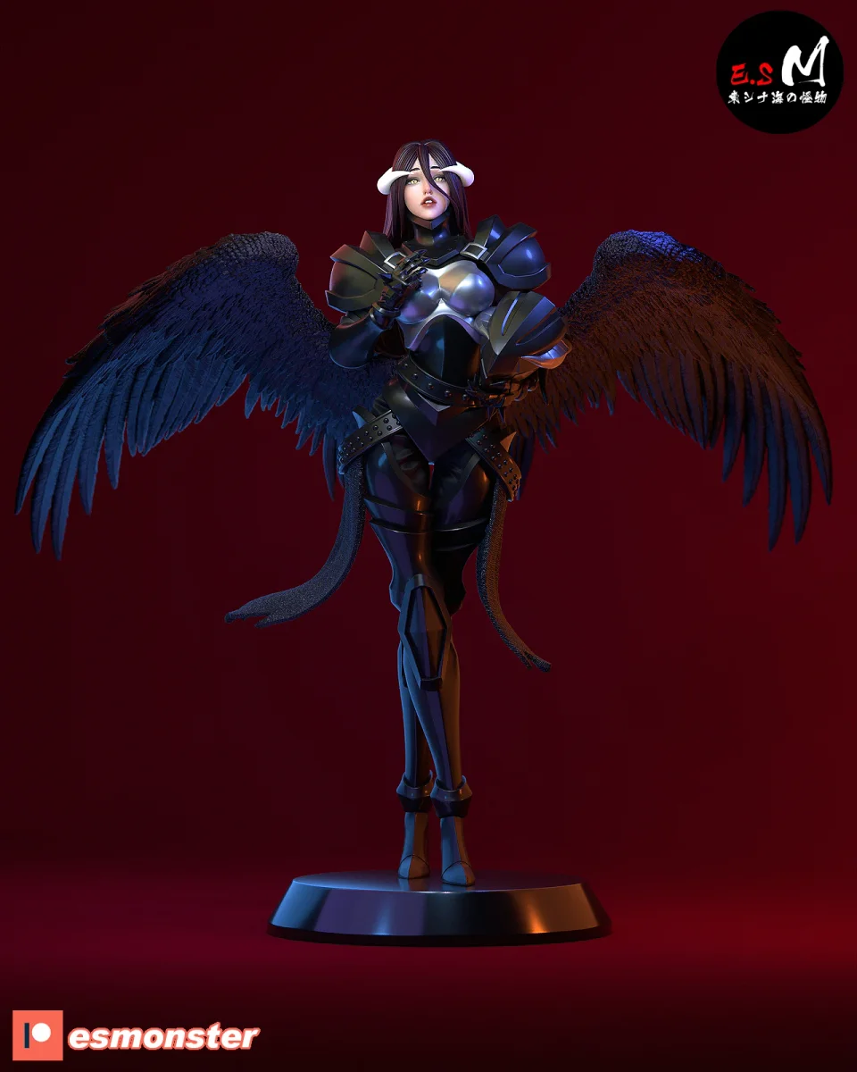 Albedo | Fan Art | 3D Printed Resin Model Garage Kit | *Un-Painted* | ES Monster