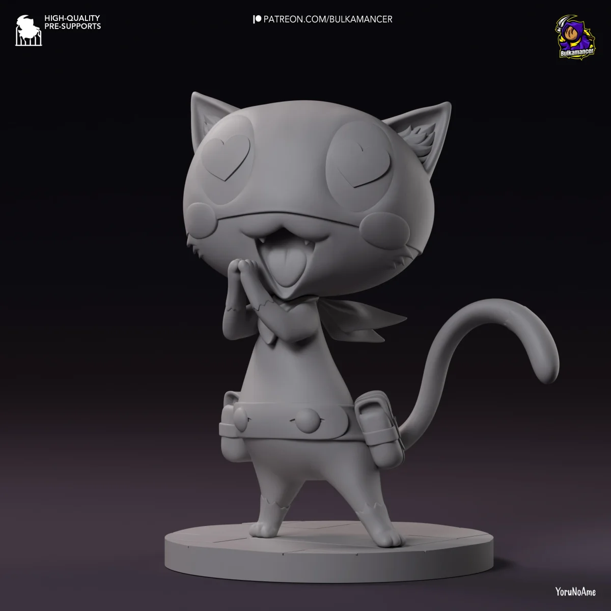Morgana | Fan Art | 3D Printed Resin Model Garage Kit | *Un-Painted* | Bulkamancer 4