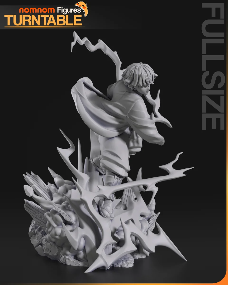Zenitsu | Fan Art | 3D Printed Resin Model Garage Kit | *Un-Painted* | Nomnom 5