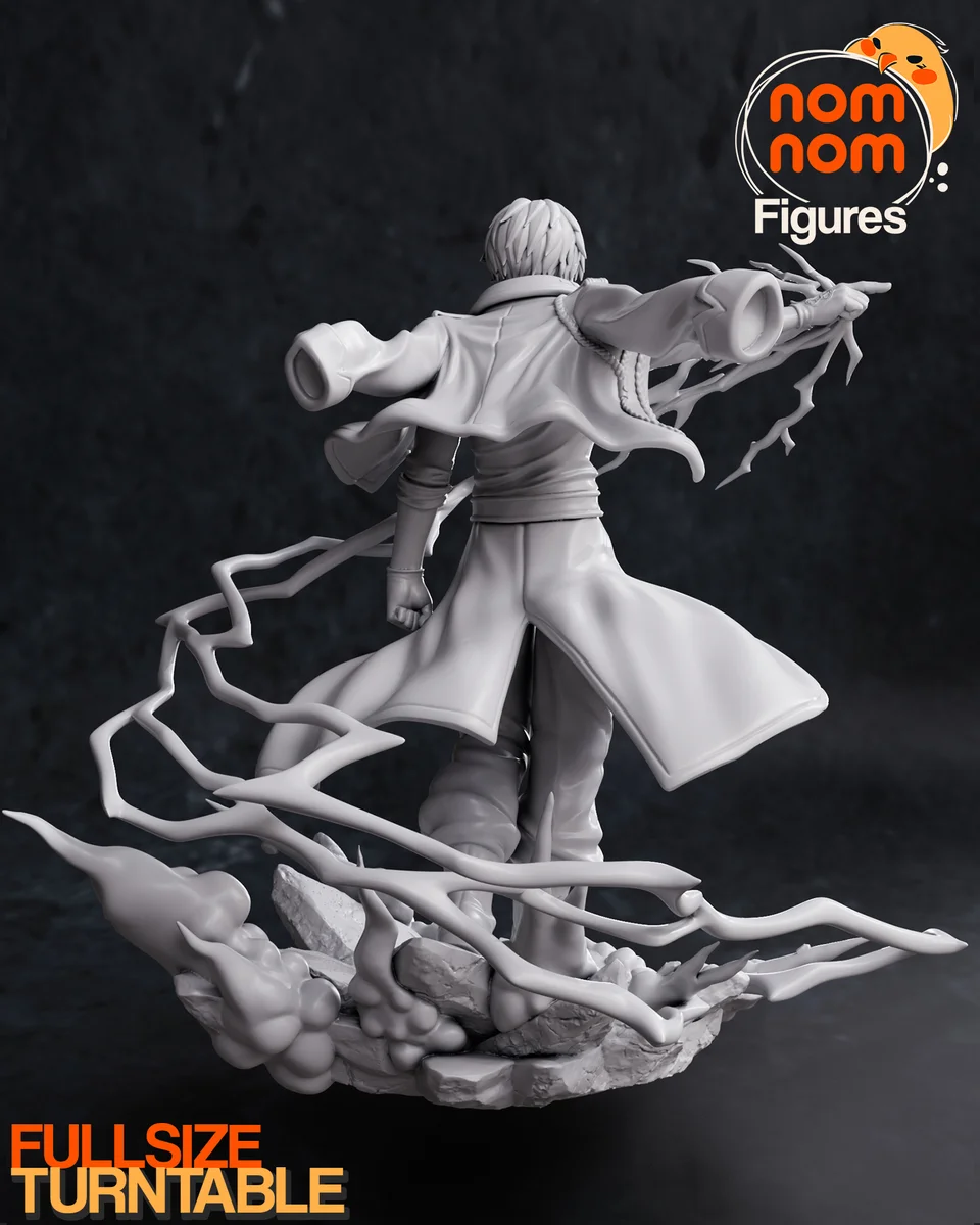 Roy Mustang | Fan Art | 3D Printed Resin Model Garage Kit | *Un-Painted* | Nomnom 7