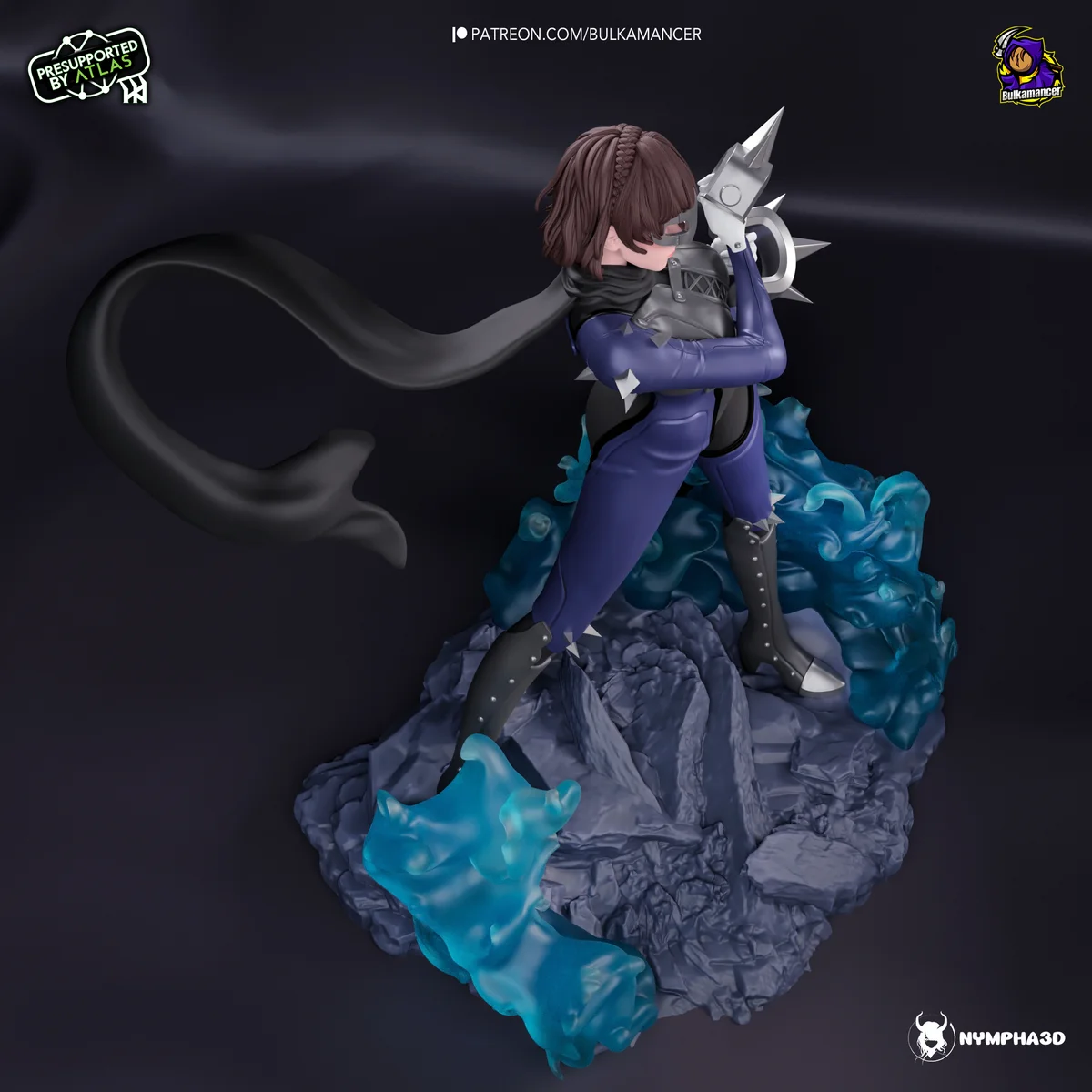 Makoto | Fan Art | 3D Printed Resin Model Garage Kit | *Un-Painted* | Bulkamancer 4
