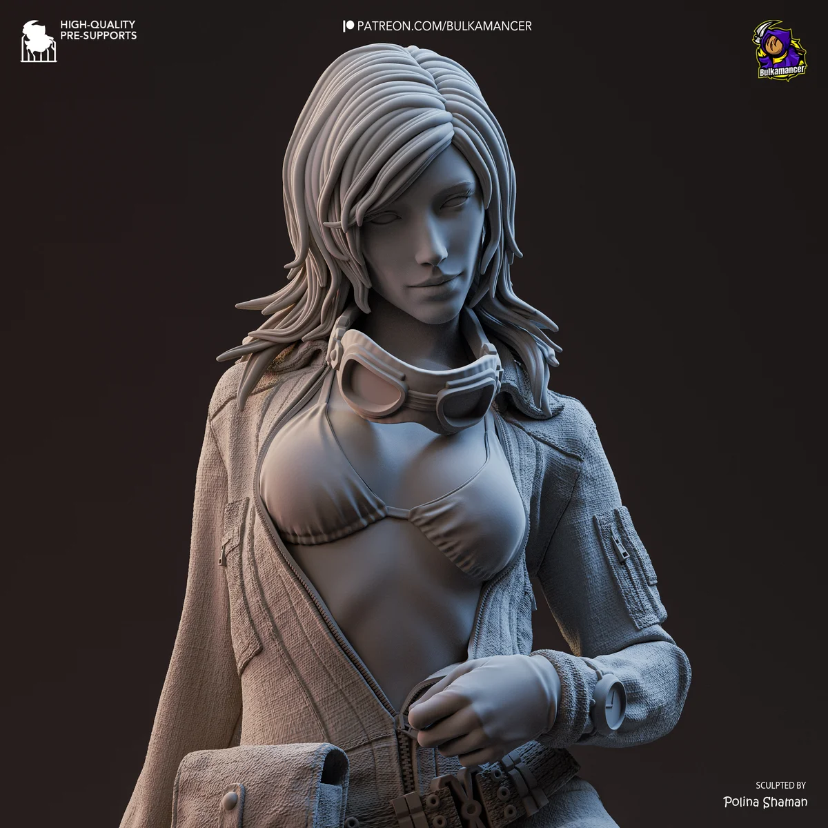Eva | Fan Art | 3D Printed Resin Model Garage Kit | *Un-Painted* | Bulkamancer 8
