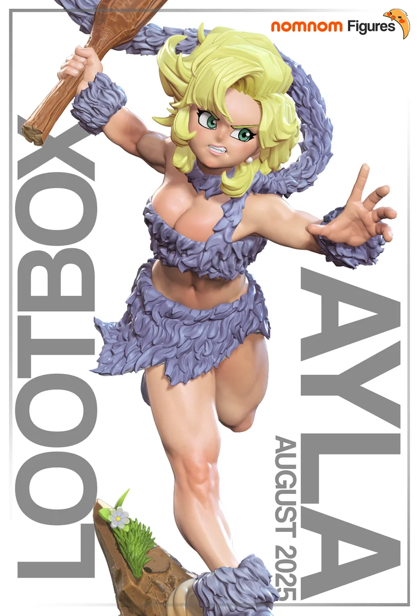 Ayla | Fan Art | 3D Printed Resin Model Garage Kit | *Un-Painted* | Nomnom