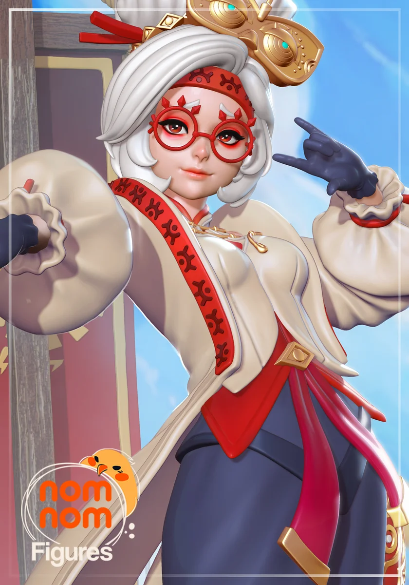 Purah | Fan Art | 3D Printed Resin Model Garage Kit | *Un-Painted* | Nomnom