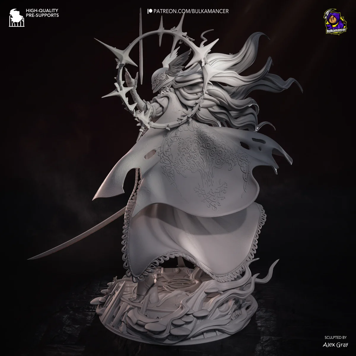 Malenia | Fan Art | 3D Printed Resin Model Garage Kit | *Un-Painted* | Bulkamancer 8