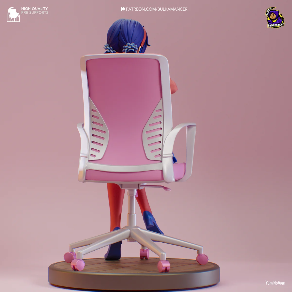 Mita | Fan Art | 3D Printed Resin Model Garage Kit | *Un-Painted* | Bulkamancer 4