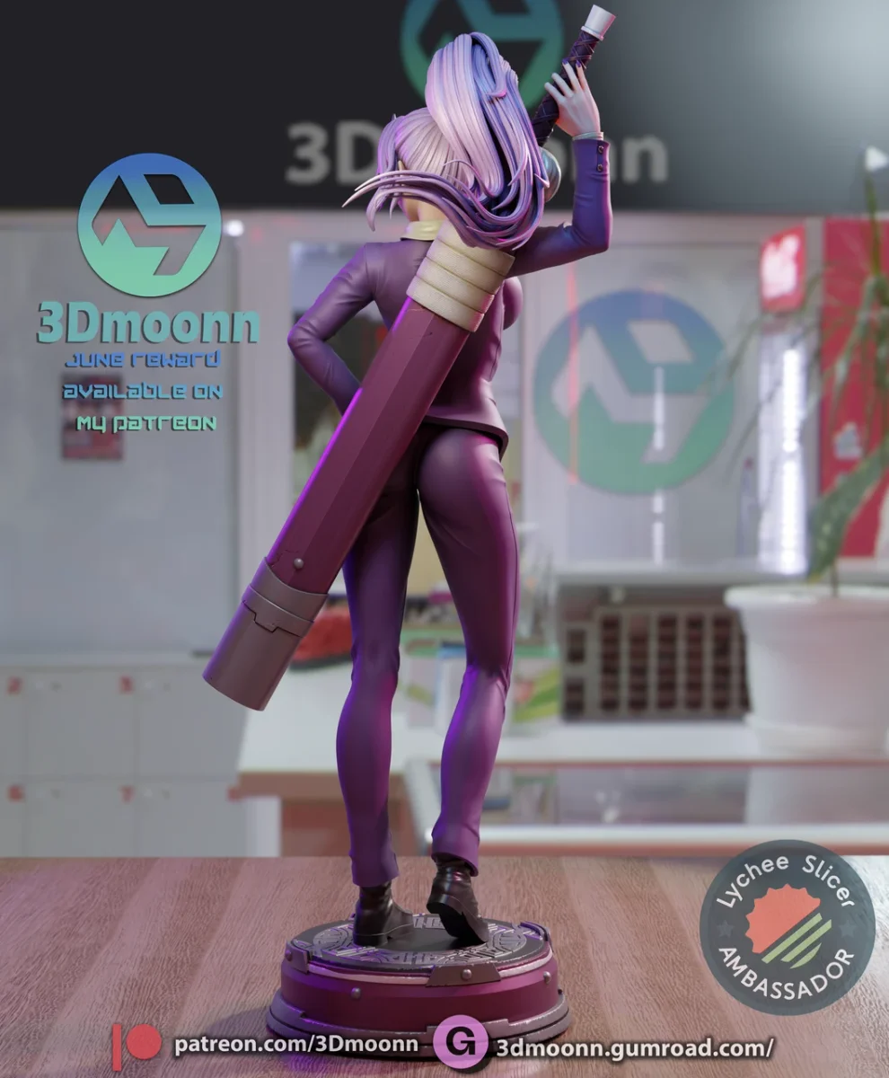 Shion | Fan Art | 3D Printed Resin Model Garage Kit | *Un-Painted* | 3DMoonn 3