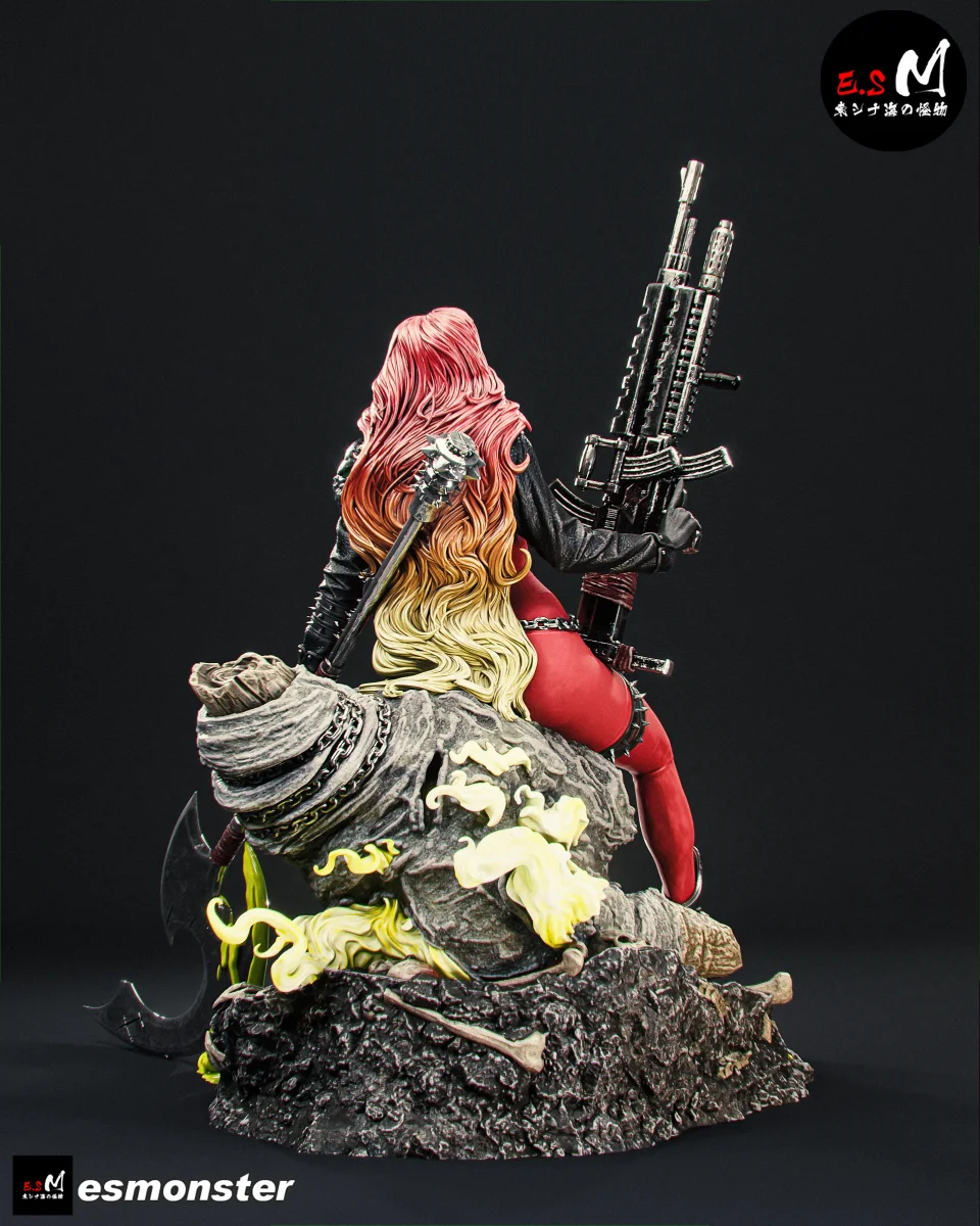 Scorched | Fan Art | 3D Printed Resin Model Garage Kit | *Un-Painted* | ES Monster 3