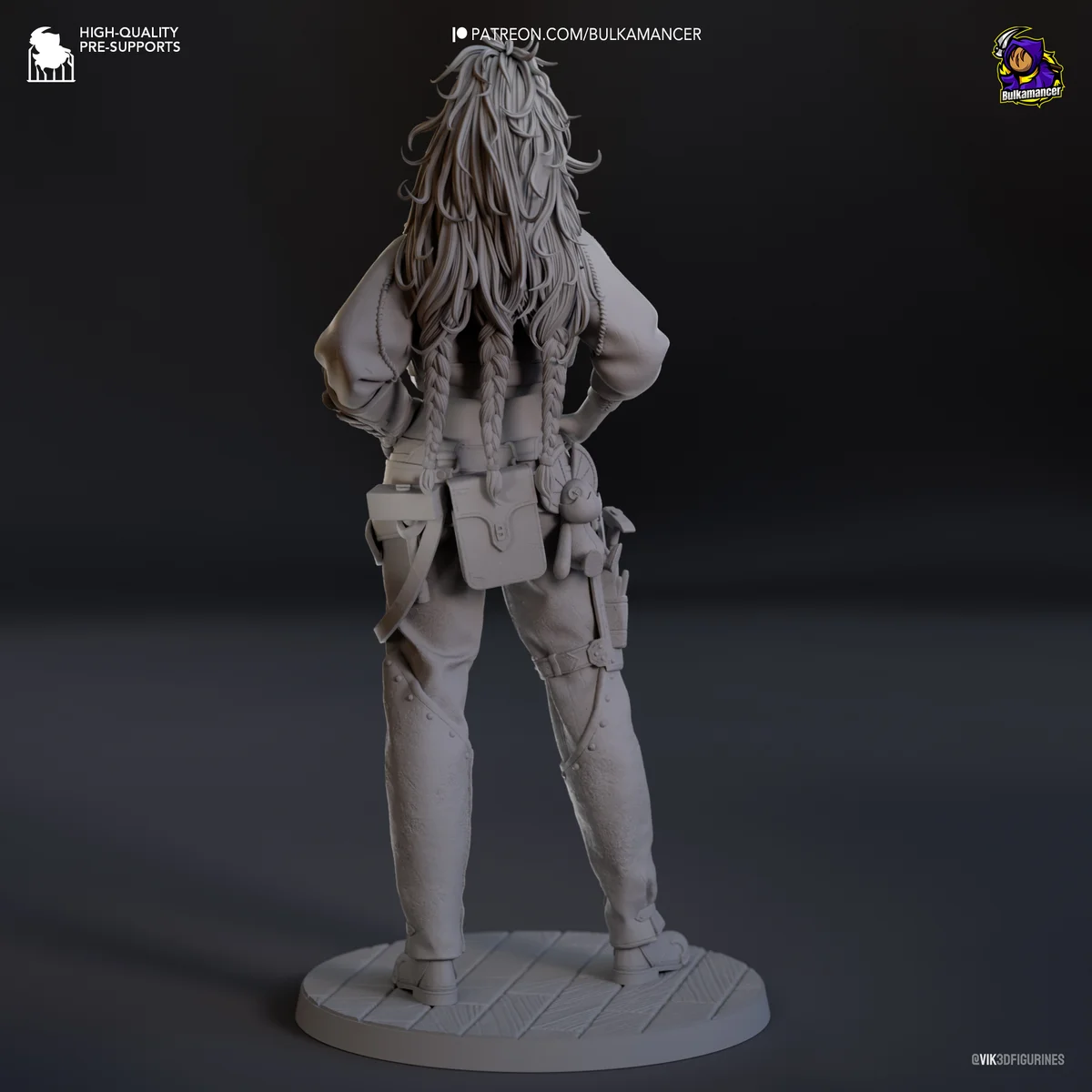 Gemma | Fan Art | 3D Printed Resin Model Garage Kit | *Un-Painted* | Bulkamancer 10