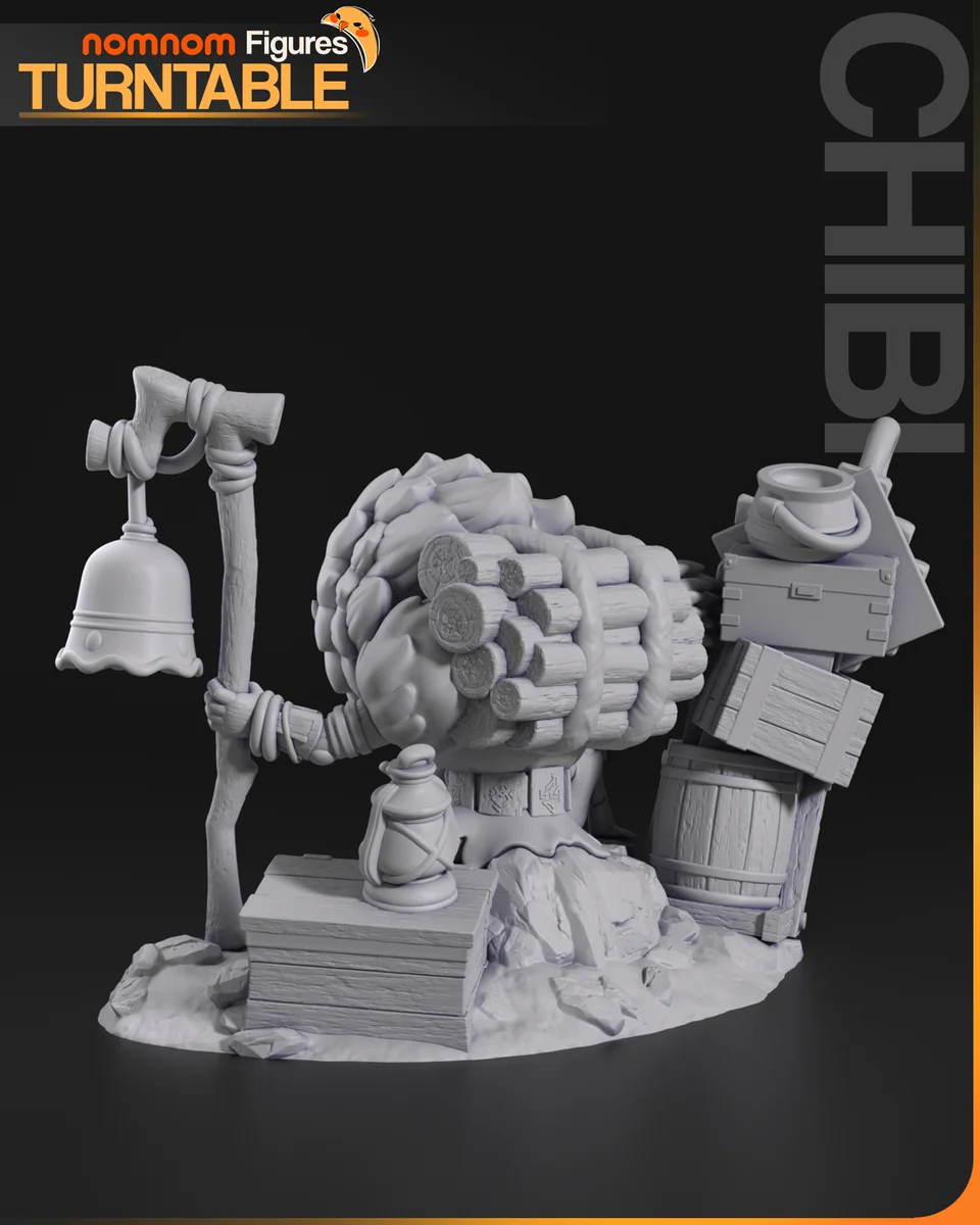 Chibi Noco | Fan Art | 3D Printed Resin Model Garage Kit | *Un-Painted* | Nomnom 10