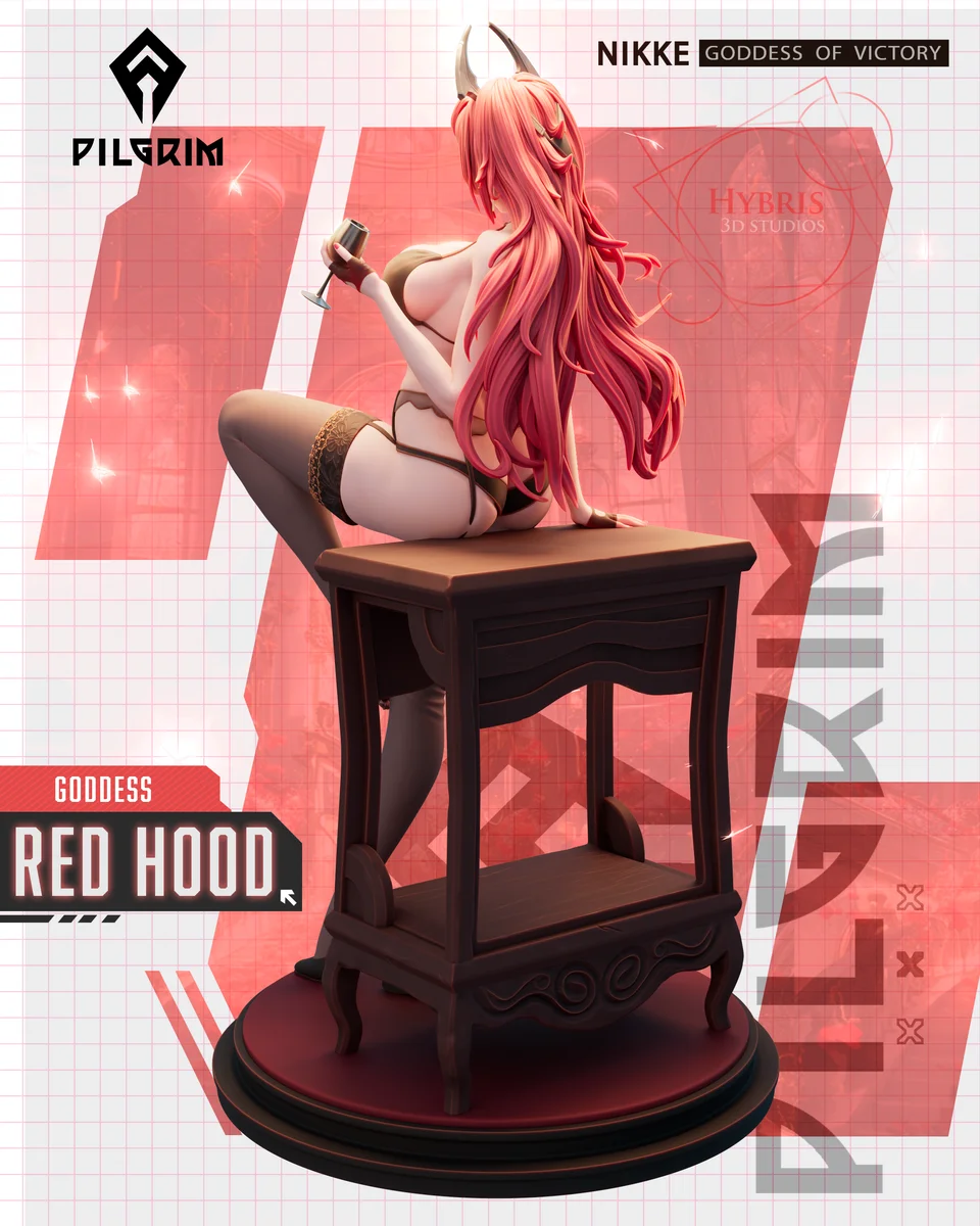 Red Hood | Fan Art | 3D Printed Resin Model Garage Kit | *Un-Painted* | Hybris Studios 8
