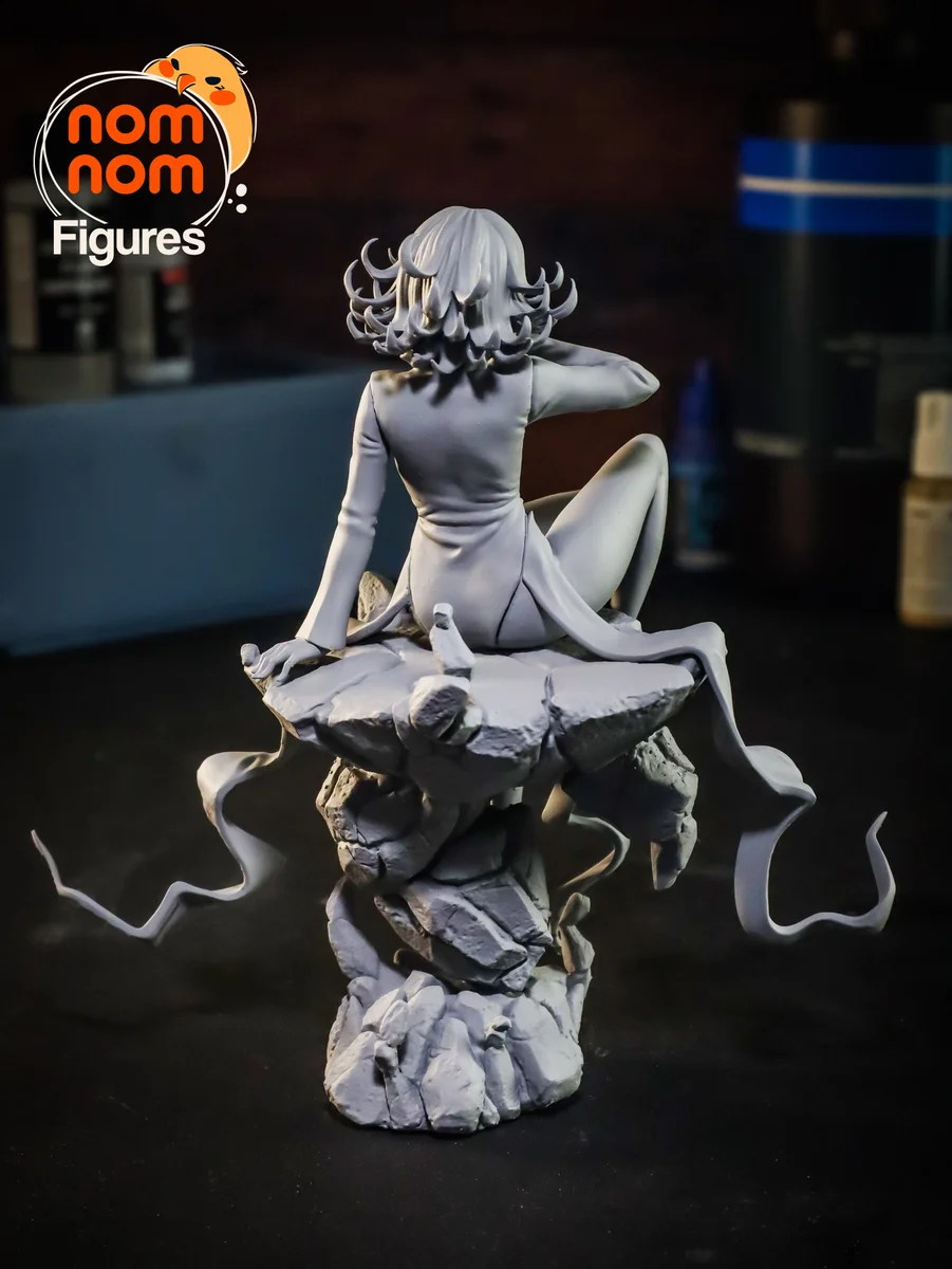 Tatsumaki | Fan Art | 3D Printed Resin Model Garage Kit | *Un-Painted* | Nomnom 11