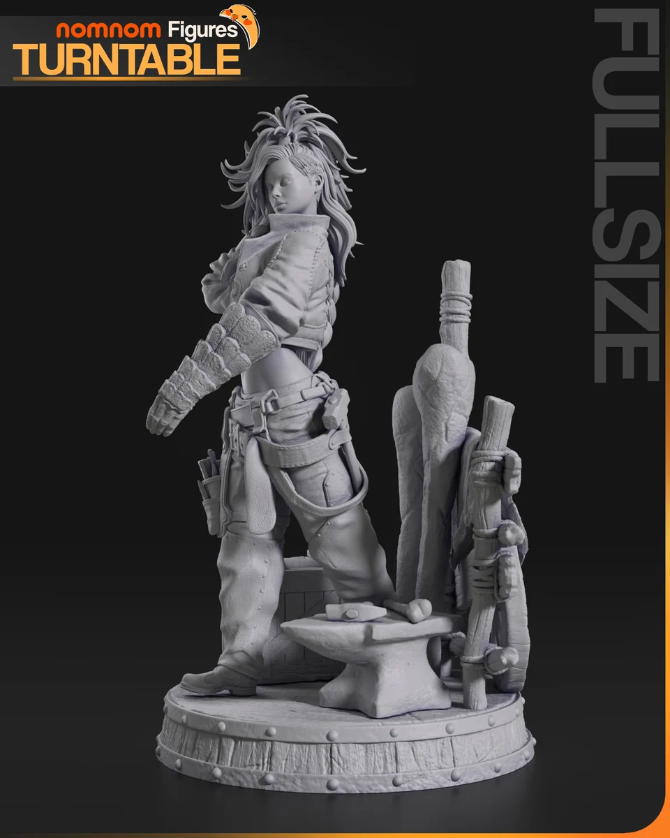 Gemma | Fan Art | 3D Printed Resin Model Garage Kit | *Un-Painted* | Nomnom 5