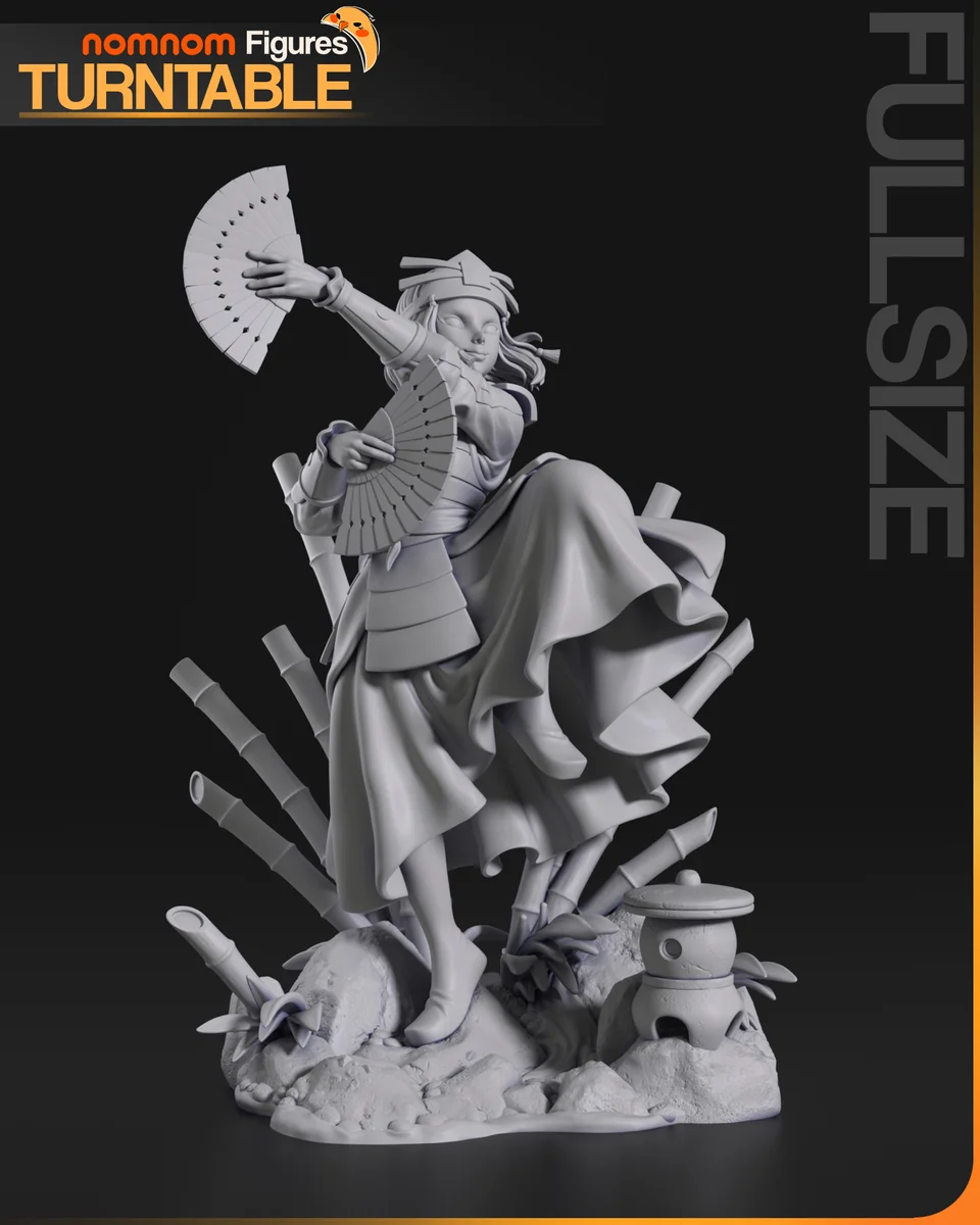 Suki | Fan Art | 3D Printed Resin Model Garage Kit | *Un-Painted* | Nomnom 4