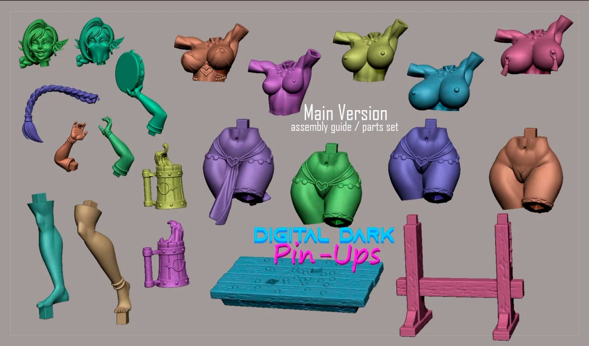 Goblin Dancer | Fan Art | 3D Printed Resin Model Garage Kit | *Un-Painted* | Digital Dark 8