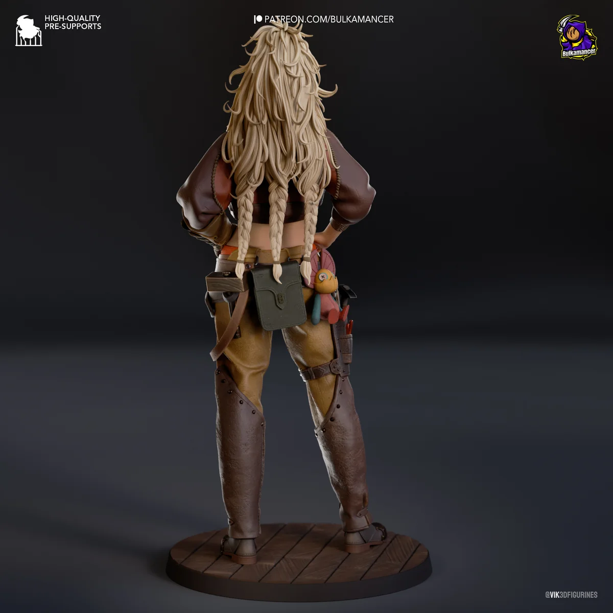 Gemma | Fan Art | 3D Printed Resin Model Garage Kit | *Un-Painted* | Bulkamancer 5