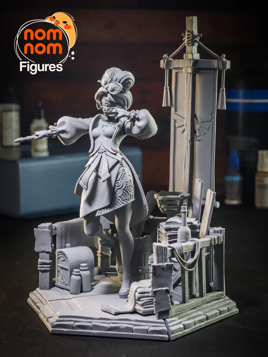 Purah | Fan Art | 3D Printed Resin Model Garage Kit | *Un-Painted* | Nomnom 10