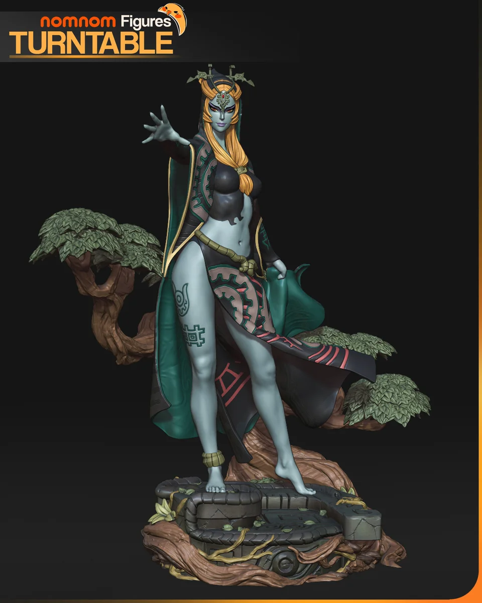 Midna | Fan Art | 3D Printed Resin Model Garage Kit | *Un-Painted* | Nomnom 4