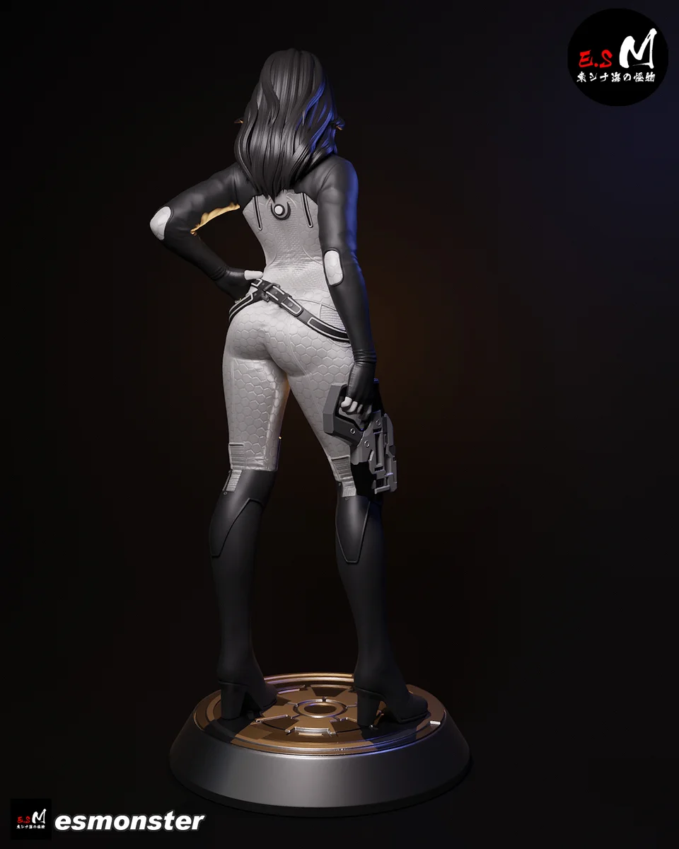 Miranda Lawson | Fan Art | 3D Printed Resin Model Garage Kit | *Un-Painted* | ES Monster 4