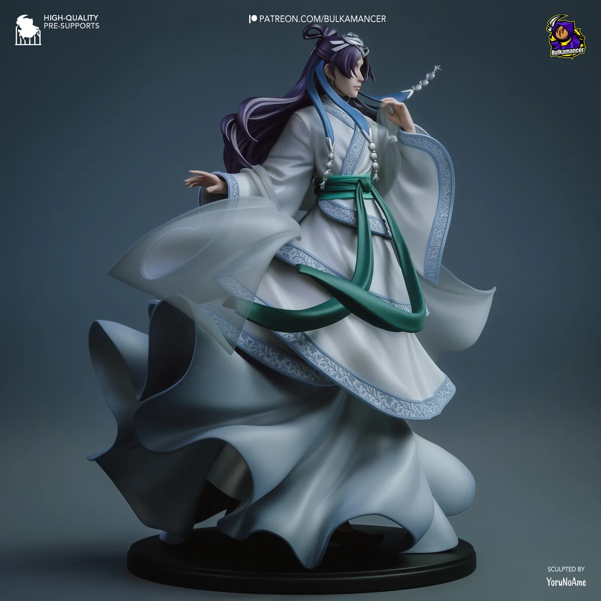 Jinshi | Fan Art | 3D Printed Resin Model Garage Kit | *Un-Painted* | Bulkamancer 3