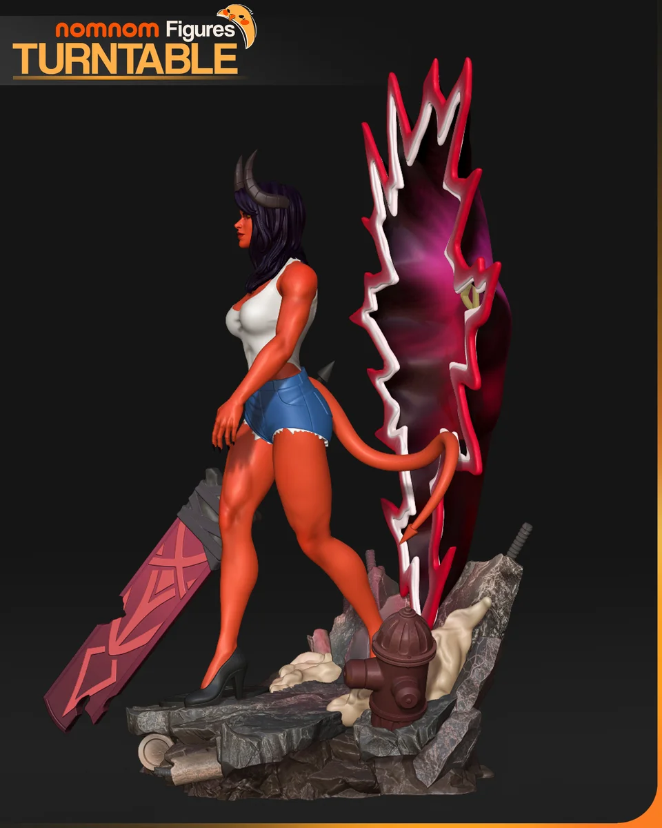 Malevola | Fan Art | 3D Printed Resin Model Garage Kit | *Un-Painted* | Nomnom 4